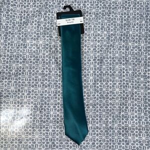 Kohl's Deep Teal Slim Tie